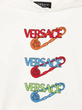 Versace Pins Hoodie - White
