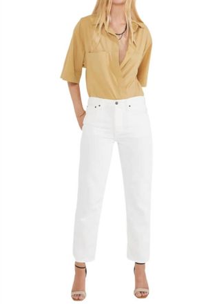 &Eacute;tica Rhea Mid Rise Crop Jeans In Vintage White