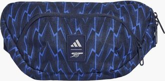 adidas Mens Afc Waistbag Abstract Patterned Badge Fanny Pack - Navy - Size: ONE size