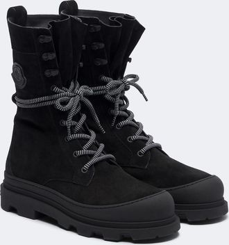 Moncler Vera suede lace-up boots