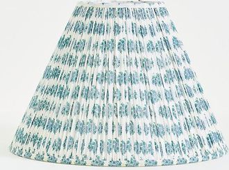 Anthropologie Ruched Empire Printed Lamp Shade