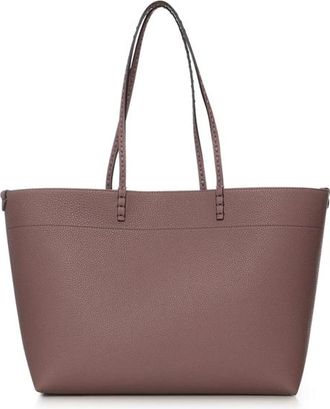 Fendi Medium Roll Leather Shopping Bag