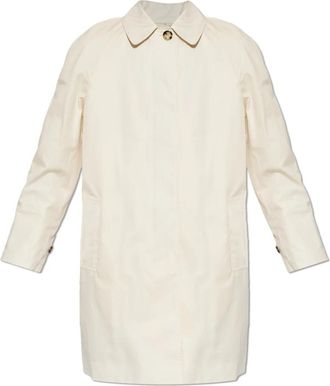 Burberry Tickhill Coat - Dames - Mantel - Beige - 2XS - Katoen - Jassen