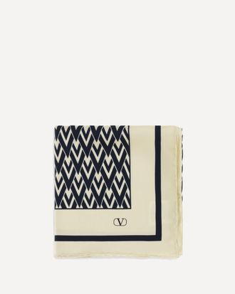 Valentino Garavani Toute La V silk Scarf Female UNI