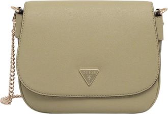 Guess Fedora Flap Bag - Dames - Schoudertassen - Groen - ONE Size - Katoen - Tassen
