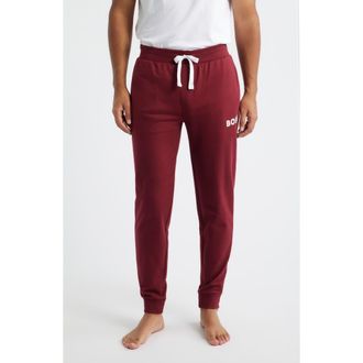 BOSS Mens Ease Pajama Joggers in Red at Nordstrom, Size Xx-Large