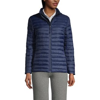 Lands End School Uniform ThermoPlume Jacket in Classic Navy at Nordstrom, Size X-Large