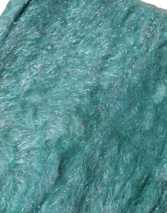 Dolce & Gabbana Womens Teal Mohair Wool Knitted Wrap Shawl 62cm X 32.5cm Scarf