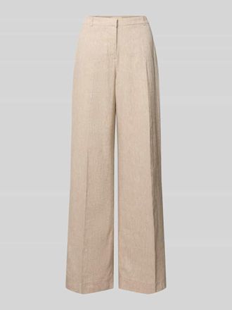 Moss Copenhagen Leinenhose mit Eingrifftaschen Modell Pennie Ginia in Beige, Gr&ouml;&szlig;e XL