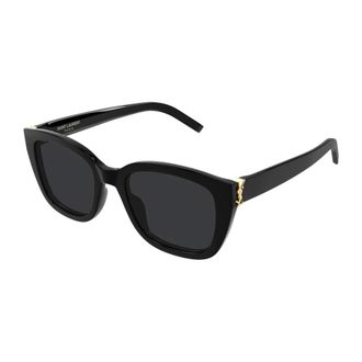 Saint Laurent Cat Eye Zonnebril - Dames - Accessoires - Zwart - Maat: 53 MM