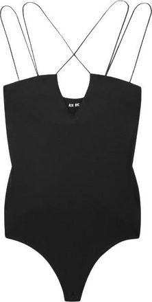 Alix Black Cross Strap Medina Bodysuit Size XS