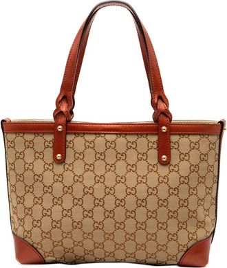 Gucci 2016-2025 GG Canvas Craft tote bag - Neutrals