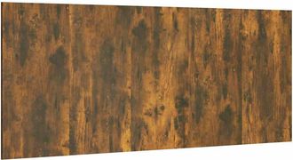 vidaXL Cabecero Cama Madera Contrachapada Roble Ahumado 200x1,5x80 Cm Vidaxl