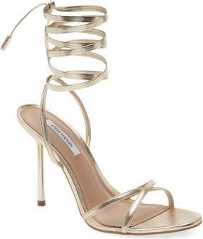 Steve Madden Neri Wrap Heeled Sandal in Champagne at Nordstrom Rack, Size 8.5