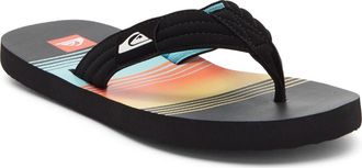 Quiksilver Dune Flip Flop in Orange/Light Blue at Nordstrom Rack, Size 10