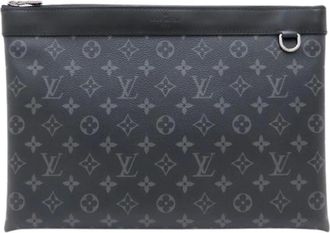Louis Vuitton Pre-owned Clutches, male, Blue, Size: ONE SIZE Pre-owned Canvas Clutch