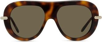 Loewe Slim 52mm Pilot Sunglasses in Dark Havana /Brown at Nordstrom