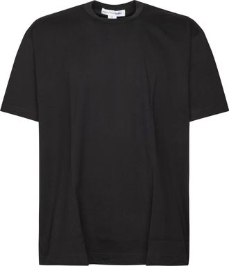 Comme Des Gar&ccedil;ons T-shirt met logo-print - Heren - T-shirts - Zwart - L - Katoen - Tops