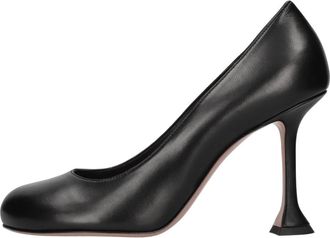 Amina Muaddi Iris Pump - Dames - Pumps - Zwart - 36 EU - Leer - Schoenen
