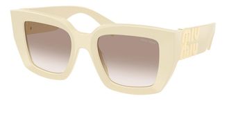 Miu Miu MUB05SF Asian Fit 21D90L Womens Sunglasses White Size 51