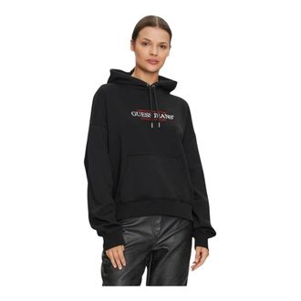 Guess GJ Hood OS American TR Sweat - Dames - Hoodies - Zwart - XS - Hoodies & sweatvesten