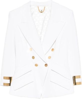 Elisabetta Franchi Blazers - Dames - Blazers - Wit - S - Jassen
