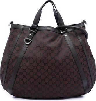 Gucci Pre-owned Gucci GG Canvas Abbey D Ring Convertible Satchel Ladies 268641 520981