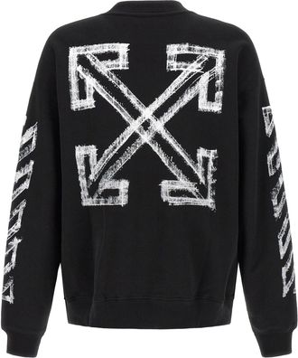 Off-white Motion Arrow Graphic Sweatshirt - Black