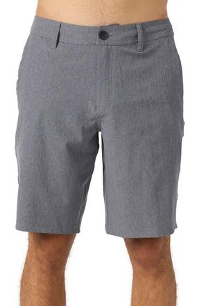 O'Neill Reserve Water Resistant Hybrid Shorts in Heather High Rise at Nordstrom, Size 36