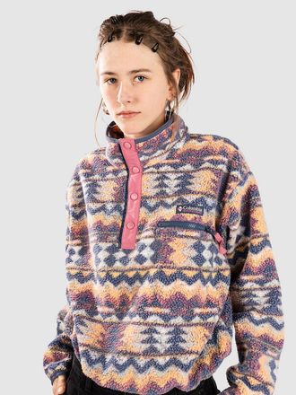 Columbia Helvetia II Printed Cropped Half Snap Half-Zip Fleece Pullover