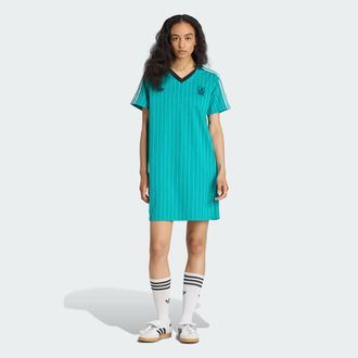 adidas Originals ADIDAS Originals Womens Liverpool FC Terrace Icons Dress - Emerald - Size X-Large
