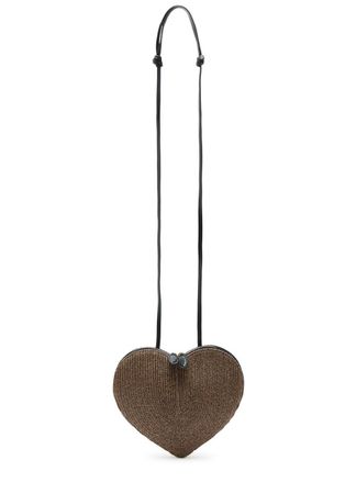 Alaia Le Coeur Woven Cross-body bag - Brown - One Size