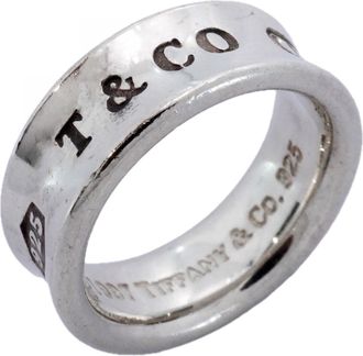 Tiffany & Co. Silver 925 Band Ring (Pre-Owned)
