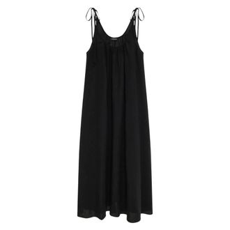Anine Bing Maxi Dresses, female, Black, Size: XS Flora Maxi Dress