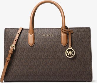 Michael Kors Scarlett Medium Signature Logo Satchel