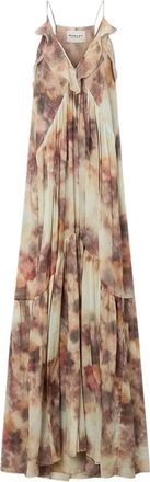 Isabel Marant Maxi Dresses, female, Beige, Size: XS Marant Etoile Dresses Beige