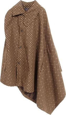 Louis Vuitton x NIGO Micro Monogram-print cotton cape - men - Cotton - M - Brown