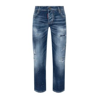 Dsquared2 Straight Jeans, female, Blue, Size: 2XS Jenna Jeans