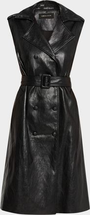 Kobi Halperin Val Double-Breasted Midi Coat Dress