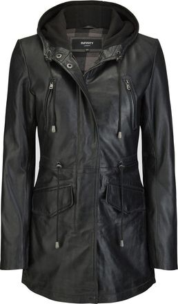 TruClothing Peacoat Hooded Jacket