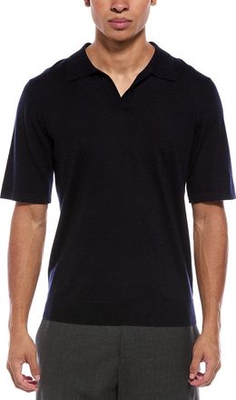 N.Peal N. PEAL Relaxed Cashmere & Silk-Blend Polo Shirt