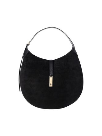 Polo Ralph Lauren Borsa A Spalla Grande In Suede