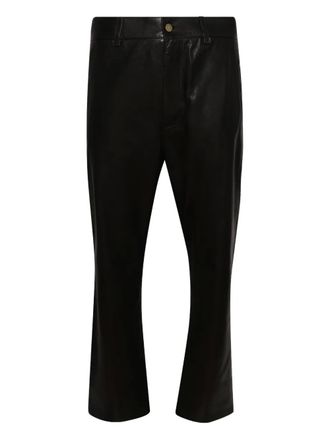 Fear of God leather pant - men - Leather - 54 - Black