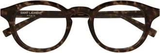 Saint Laurent Glasses, male, Brown, Size: 47 MM 907 002 Eyeglasses