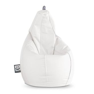 Happers Puff Pera Polipiel Blanco Happers Xl