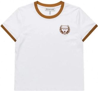 Munthe Prize T-Shirt - Dames - T-shirts - Wit - 2XL - Katoen - Tops