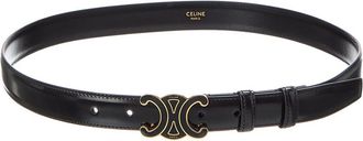 Celine Celine Triomphe Medium Leather Belt