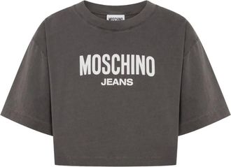 Moschino T-shirt con logo - Grigio