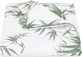 Matouk Dominique Percale Duvet Cover in Palm at Nordstrom, Size King