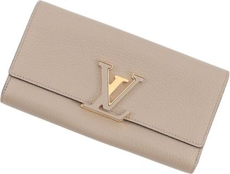 Louis Vuitton Galle Leather Long Wallet (Bi-Fold) (Pre-Owned)